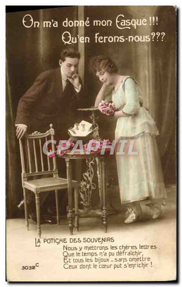 CPA Fantaisie Femme 