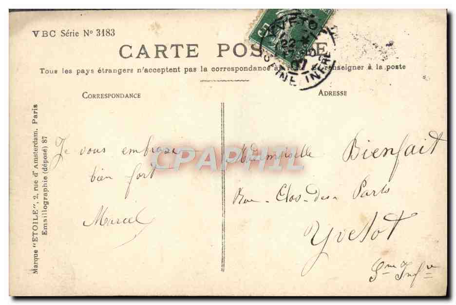 Les étapes du baiser — Le cœur est toujours jeune, le baiser toujours doux. — Stebbing Phot. — Verso