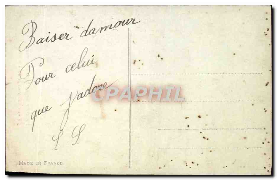 Tre personaggi — scena di charm — M. M. M. (editore ?) — Verso