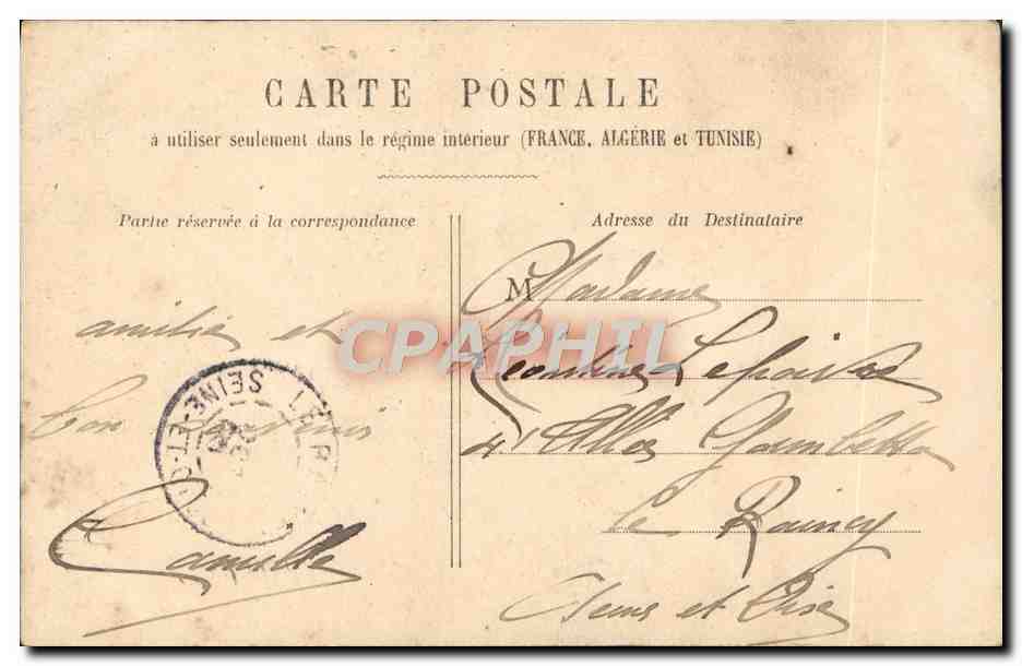 Amoureux au port — scène romantique — éditeur non identifié, n° de série 584 — Reverso