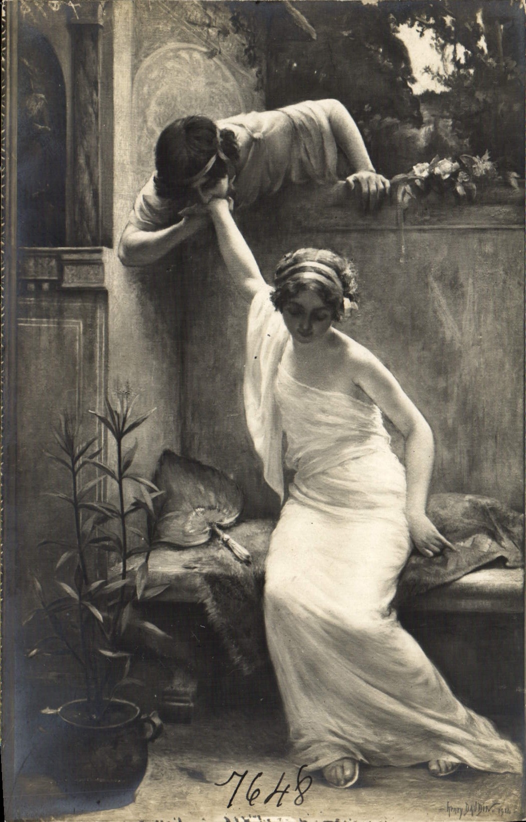 CPA Fantaisie Femme 
