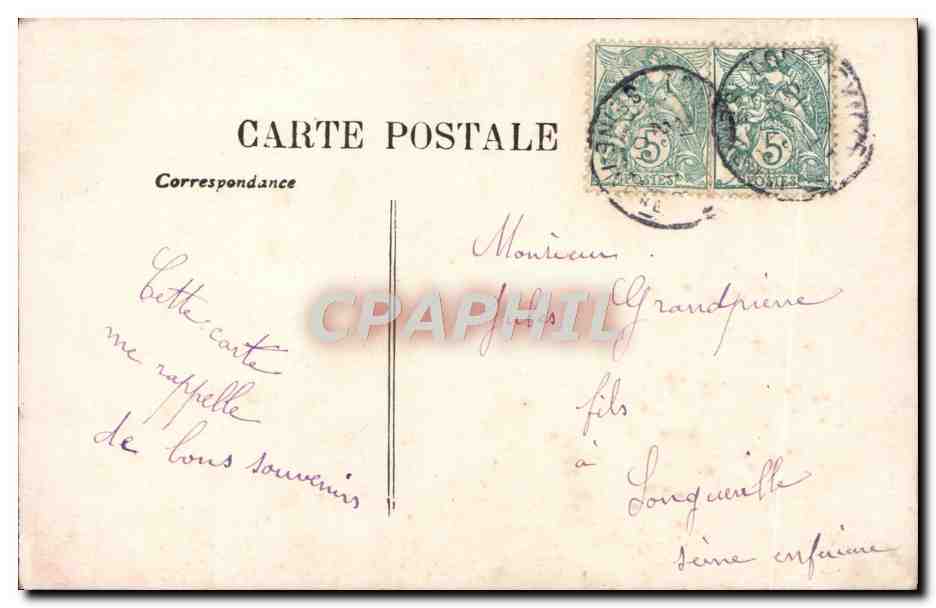 Jeune couple en extérieur — texte humoristique — ABC — Achterkant