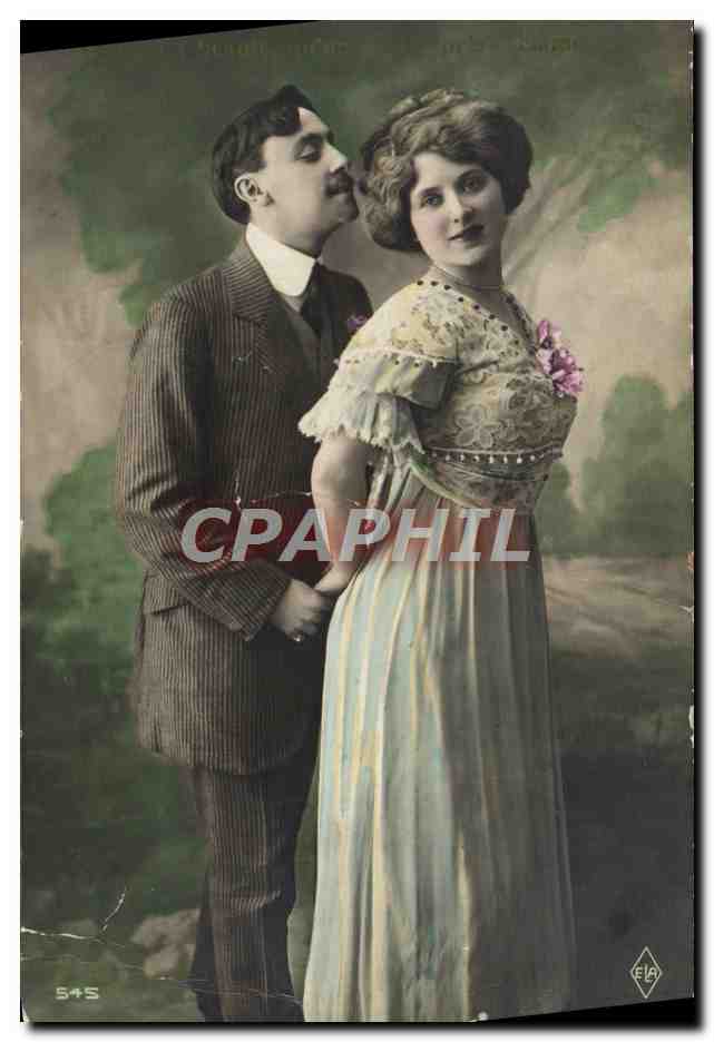 Couple en tenue d'époque — Éditeur E.L.A. — N° de série 5+5