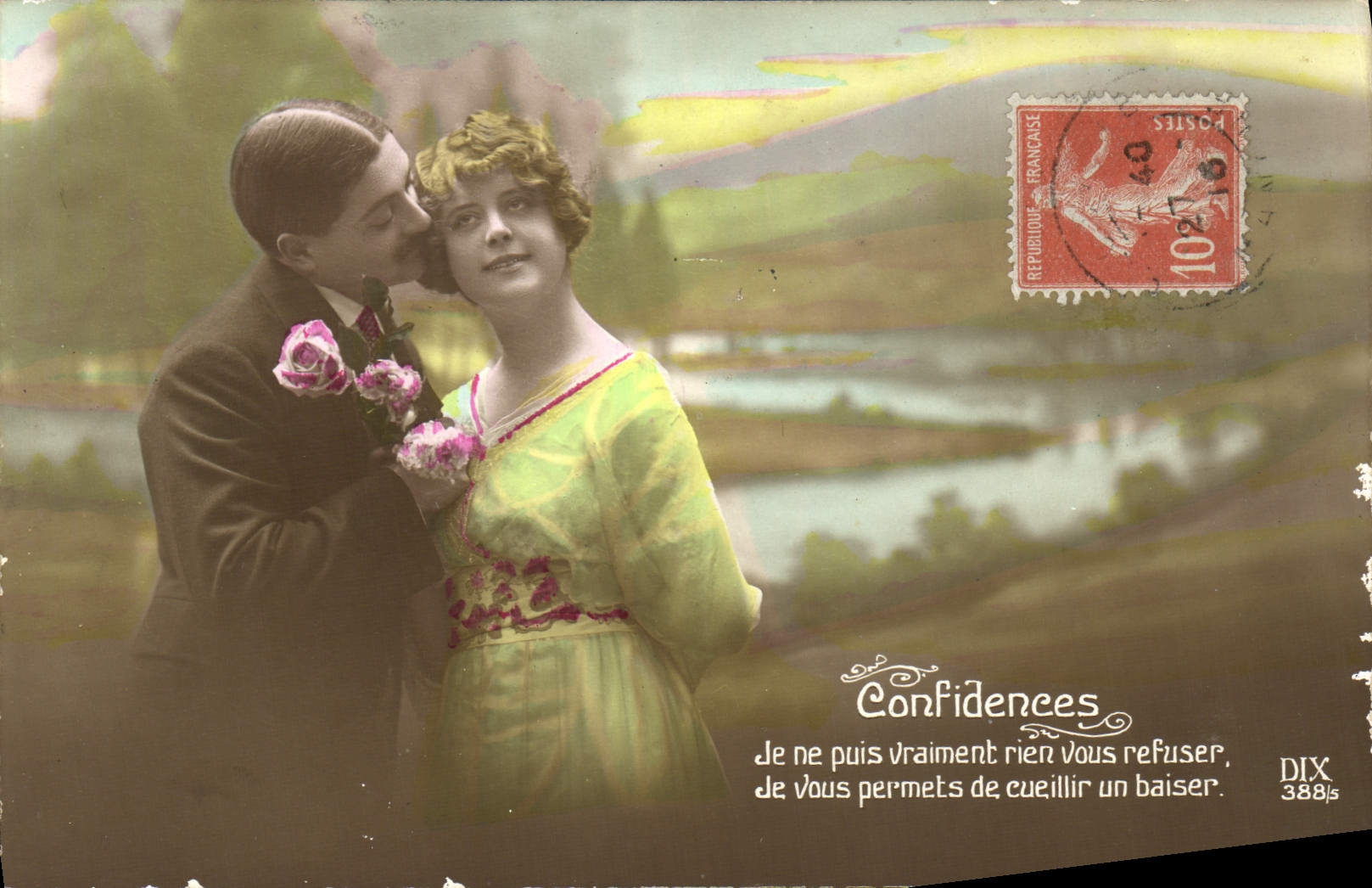 CPA Fantaisie Femme 
