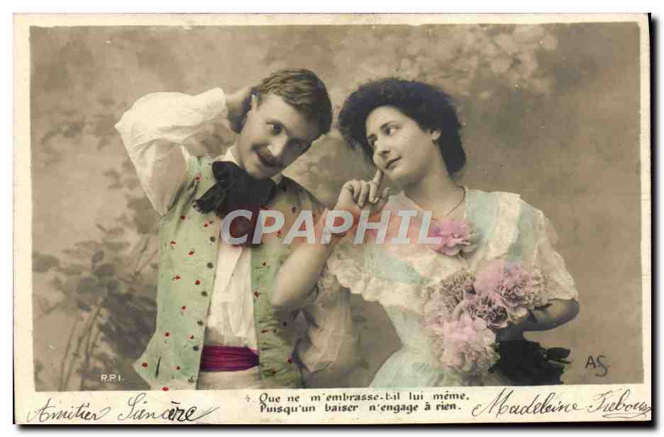 CPA Fantaisie Femme 