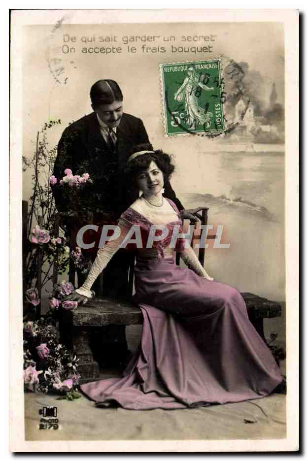 CPA Fantaisie Femme 