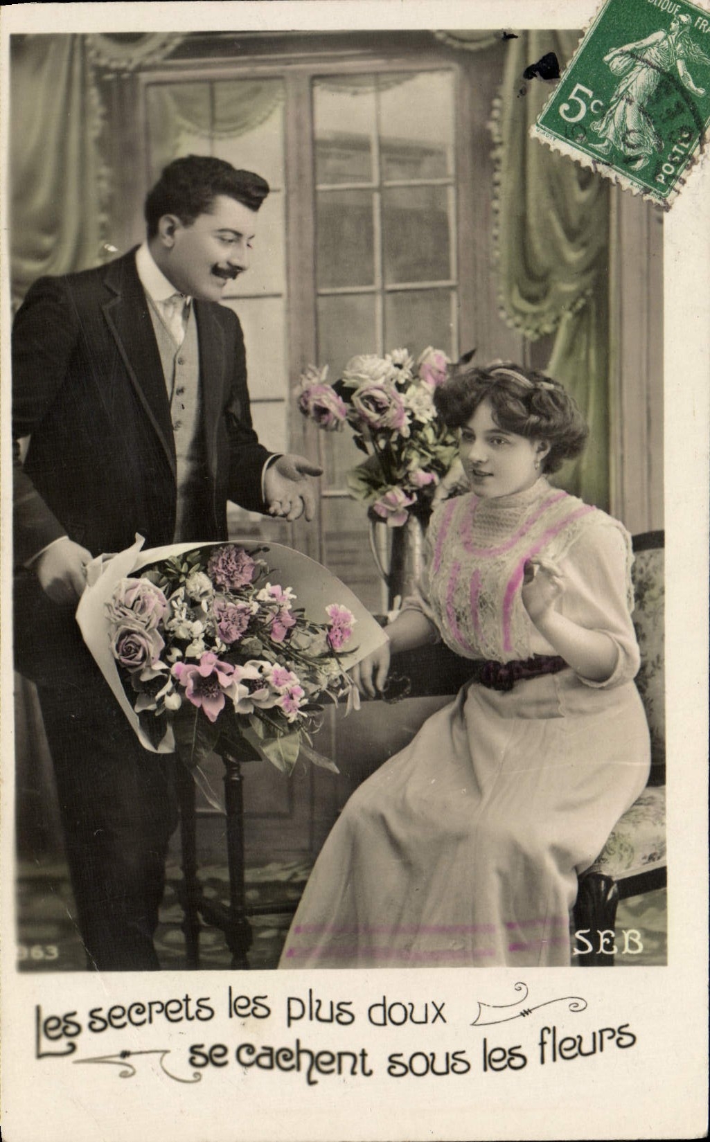 CPA Fantaisie Femme 