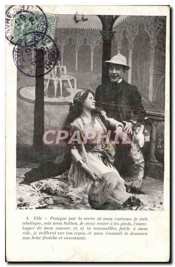 CPA Fantaisie Femme 