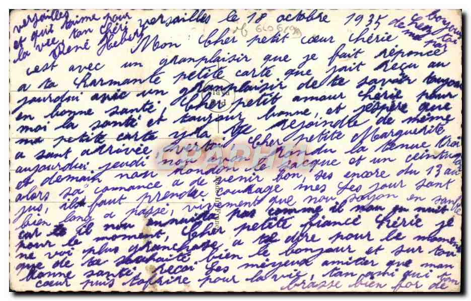 Je vous donne mon cœur — scène amoureuse — PC 3290 — Rückseite