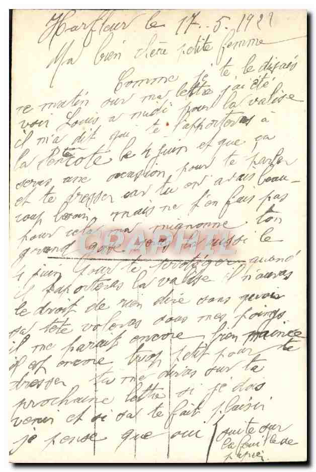 Coppia d'amore — 'Ogni giorno, ogni ora, sogno il nostro prossimo felicità' — Révi — Verso