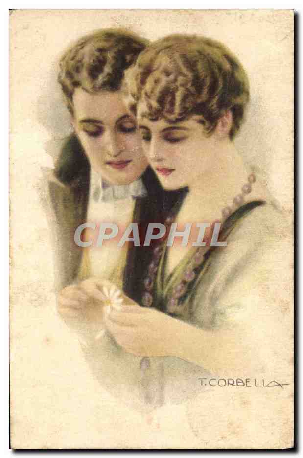 CPA Fantaisie Femme Corbella