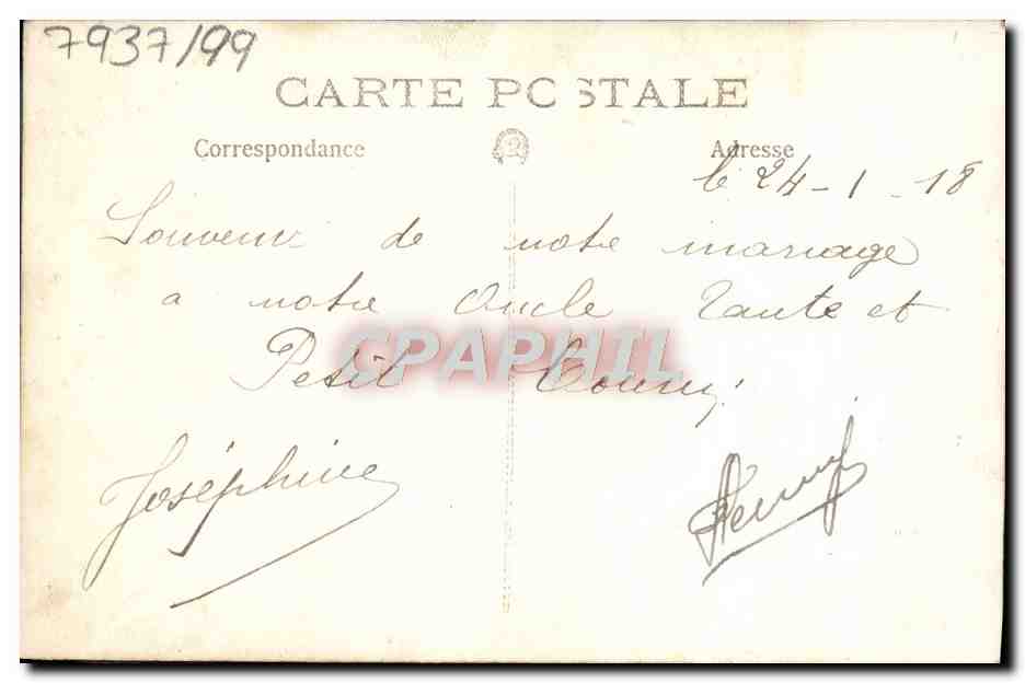 CARTE PHOTO Femme Soldat militaria (n°348 sur le col) — Rückseite
