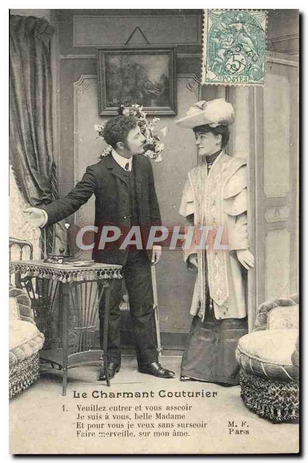 Le Charmant Couturier — scène de salon — M. F. Paris