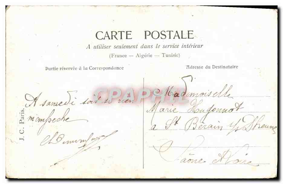 CPA Fantaisie Femme Dejeuner sur l'herbe  — Rückseite