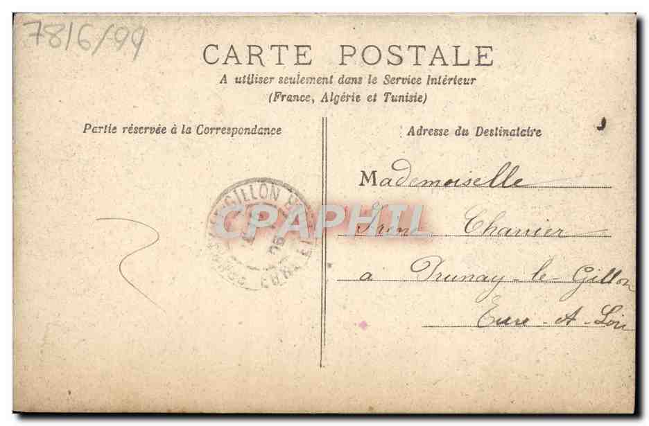 Idylle à la cuisine — scène de demande en mariage — éditeur non visible — Rückseite