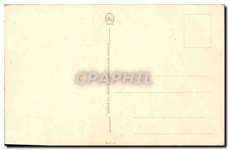 CPA Fantaisie Femme Sagittaire Chasse Chasseur  — Verso