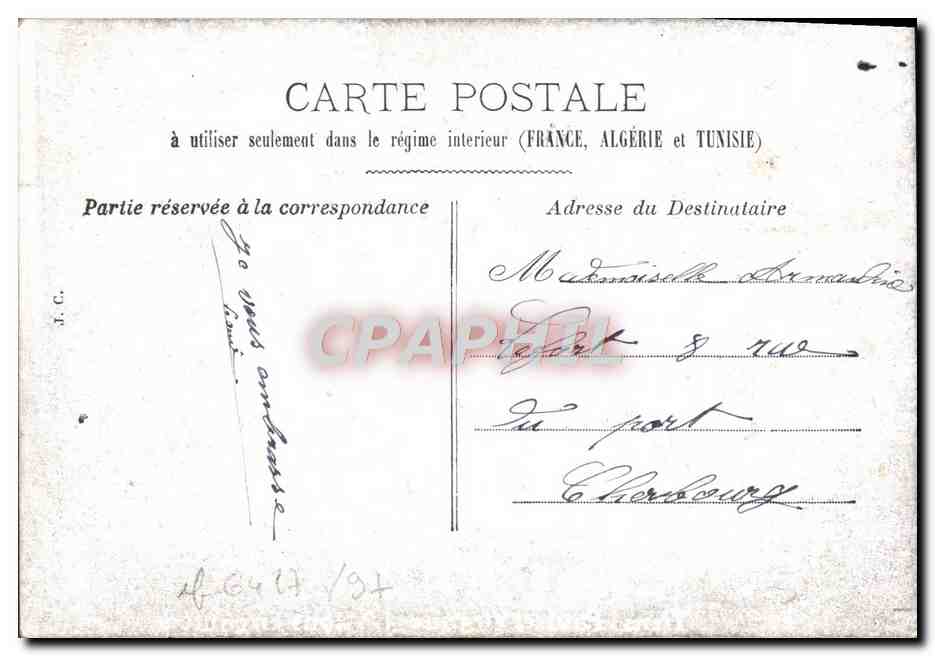 Paul et Virginie — scène de départ — éditeur inconnu, N°6 — Reverso