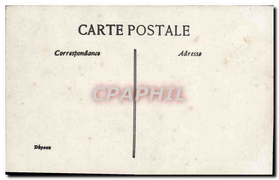 CPA Fantaisie Femme Apres — Rückseite