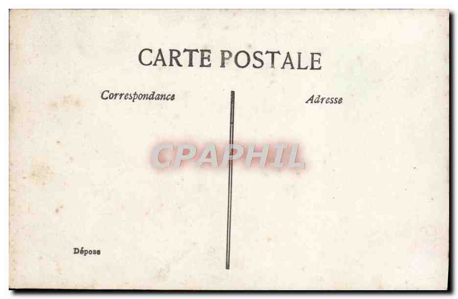 CPA Fantaisie Femme Pendant — Rückseite