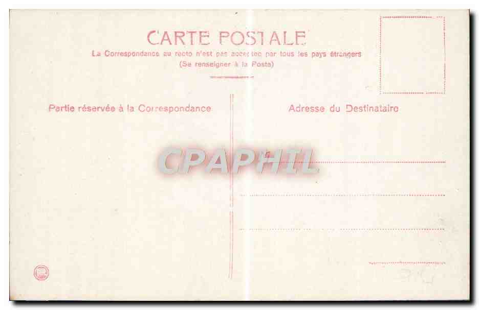 CPA Fantaisie Femme Diable — Rückseite