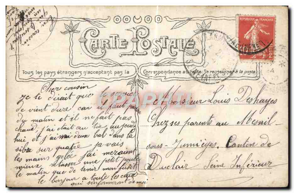 Divorzata — scena teatrale — Croissant, Parigi, n°3283 — Verso