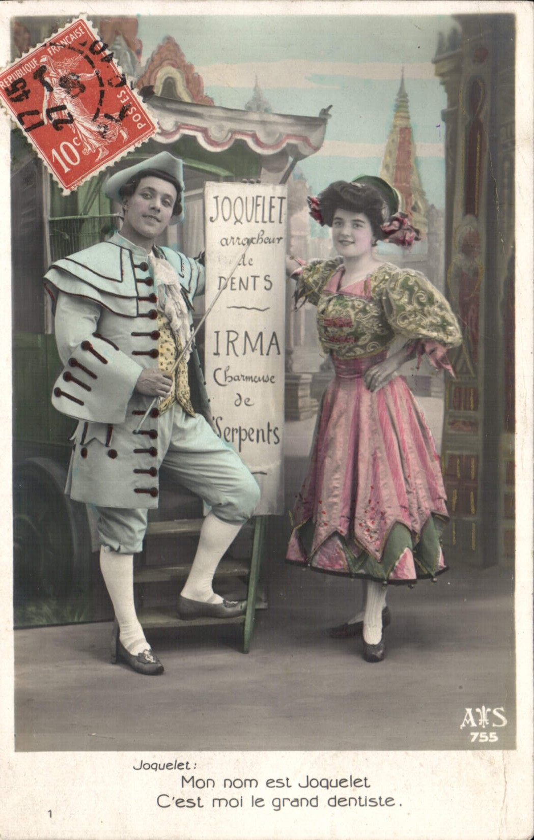 Joquelet et Irma — artistes de cirque — éditeur A&S n°755