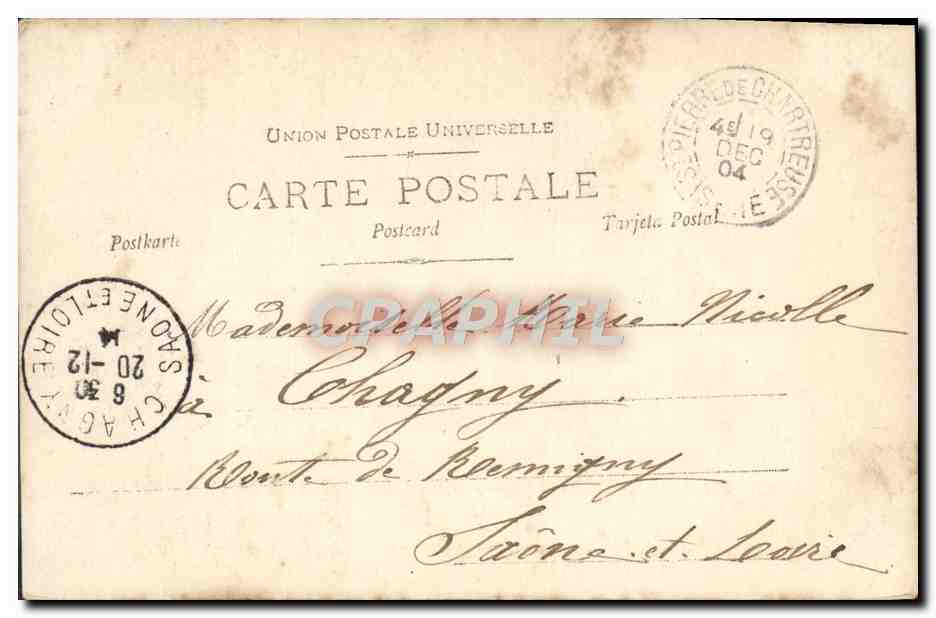 Marquis & Bergère — S.I.P. — H. Manuel, Paris — Verso