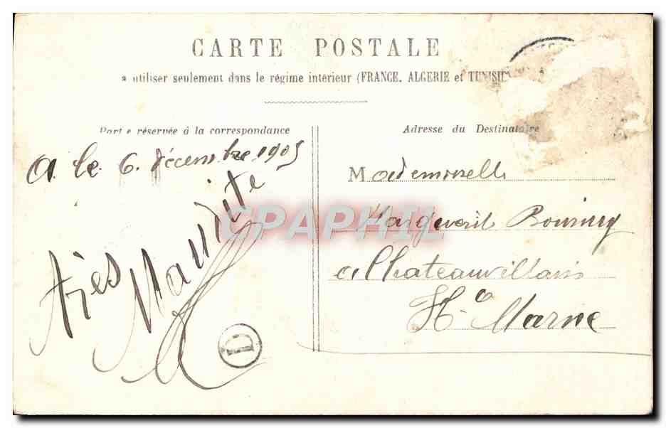 CPA Fantaisie Femme Le petit abbe Marquise — Rückseite