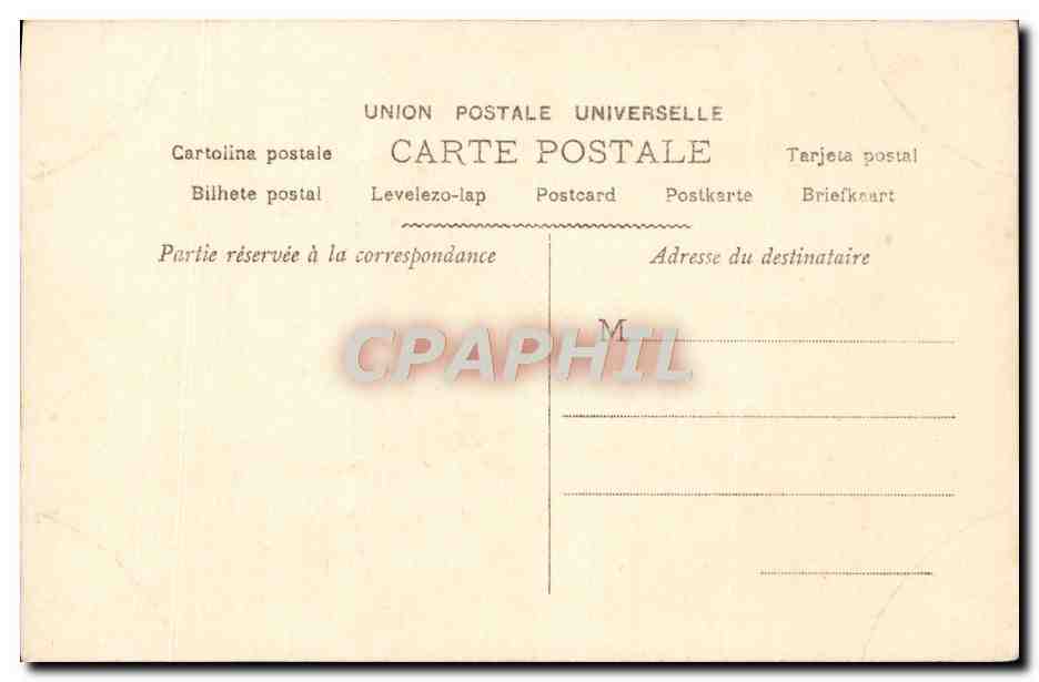 CPA Fantaisie Femme Fileuse — Verso