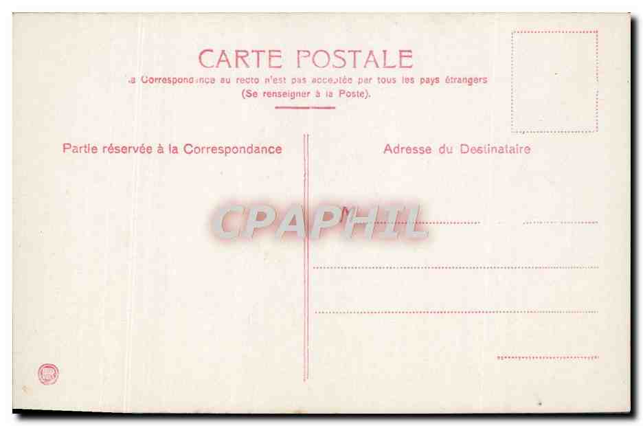 CPA Fantaisie Femme Diable — Verso