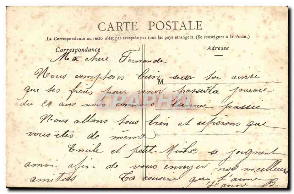Idylle sans paroles — scène de campagne — éditeur non identifié, n° de série non visible — Reverso