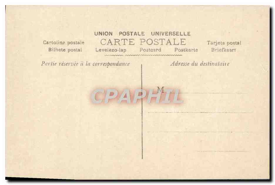Famille avec cygne — scène de jardin — éditeur S.C. n°8011 — Rückseite