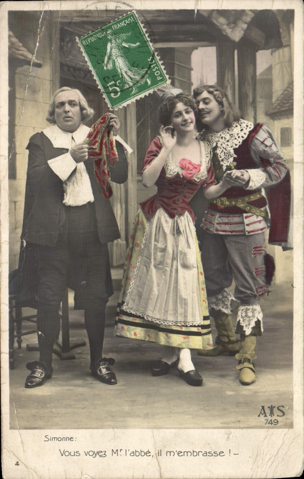 CPA Fantaisie Femme Simonne