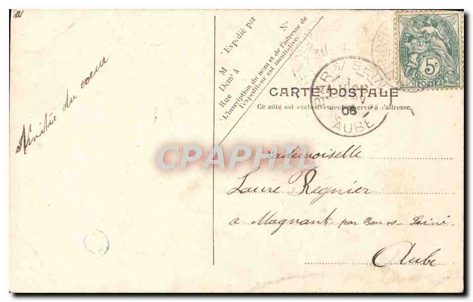 Passeggiata attraverso i campi — V.P. Parigi. No. 2 — Verso