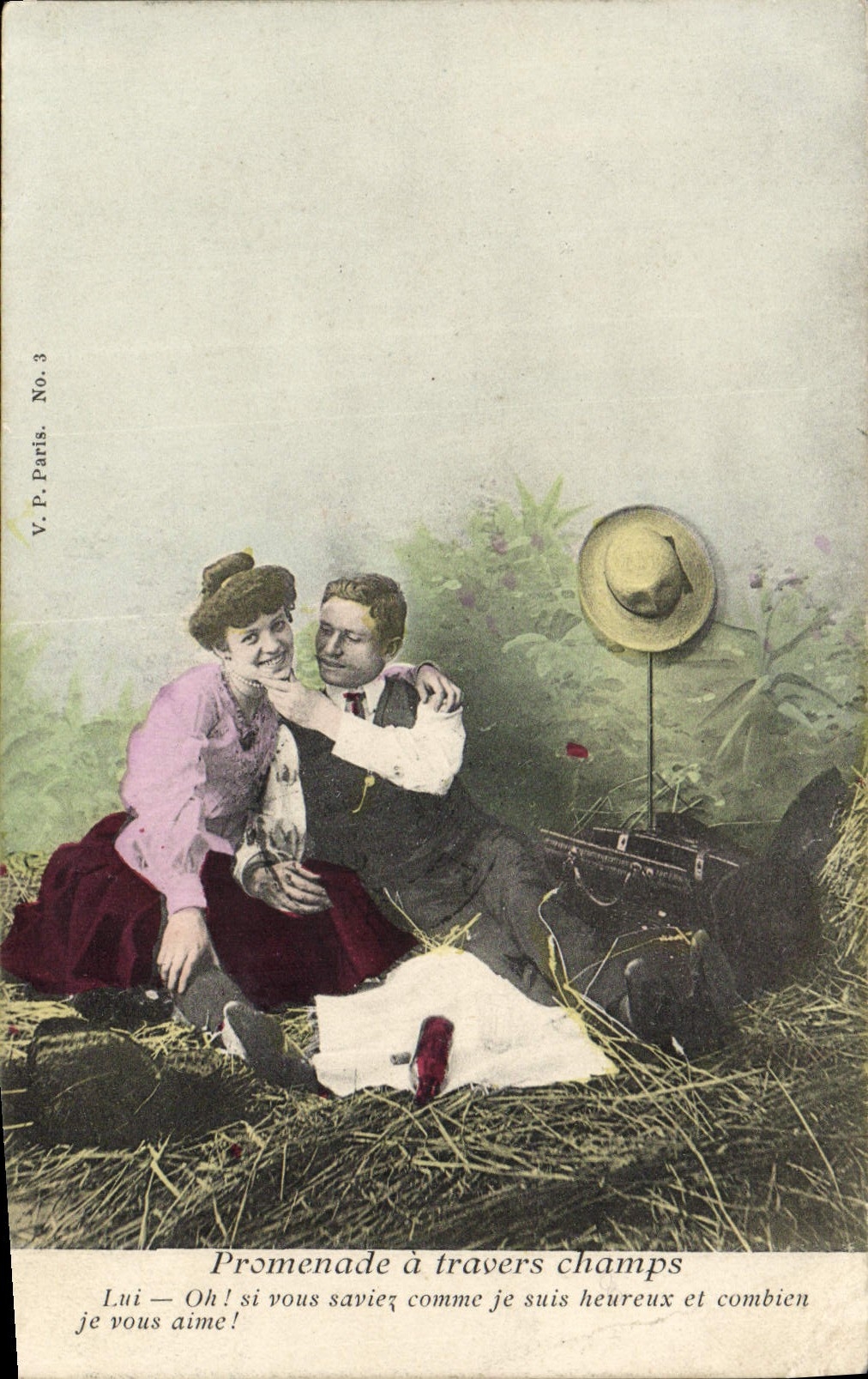 Promenade à travers champs — V. P. Paris. No. 3