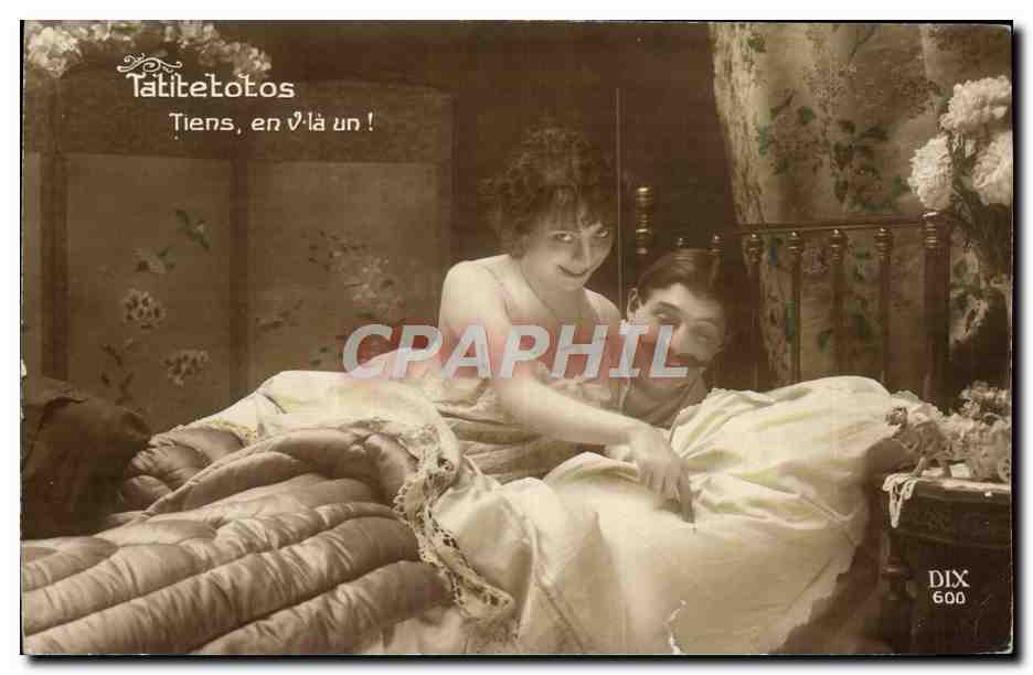 CPA Fantaisie Femme Tatitetotos