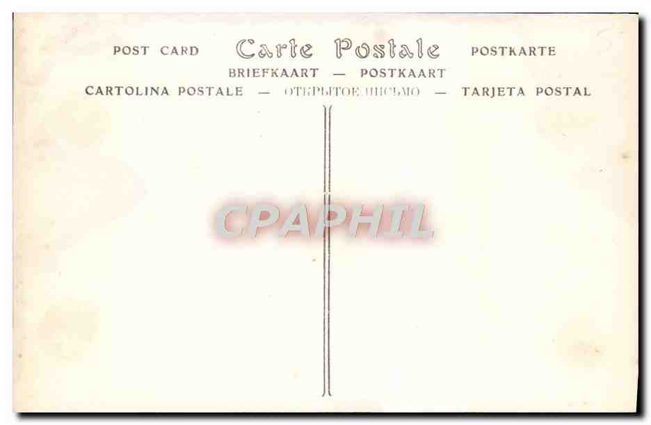 CPA Fantaisie Femme salon de 1914 Georges Butler L'heure doree — Verso