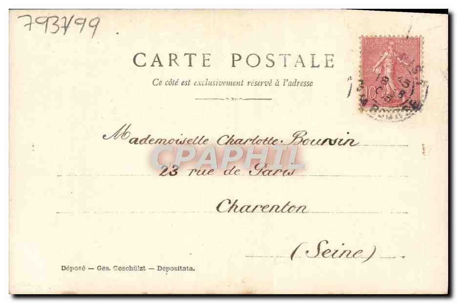 Serpentins — V — éditeur A&S n°276 — Verso