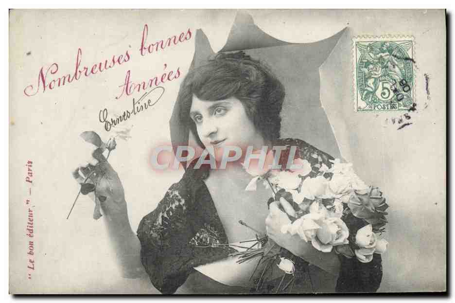 CPA Fantaisie Femme Ernestine