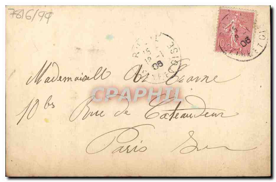 CPA Fantaisie Enfant Gui — Rückseite