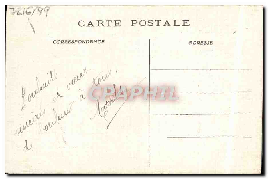 CPA Fantaisie Femmes Cheval Cavalier — Rückseite