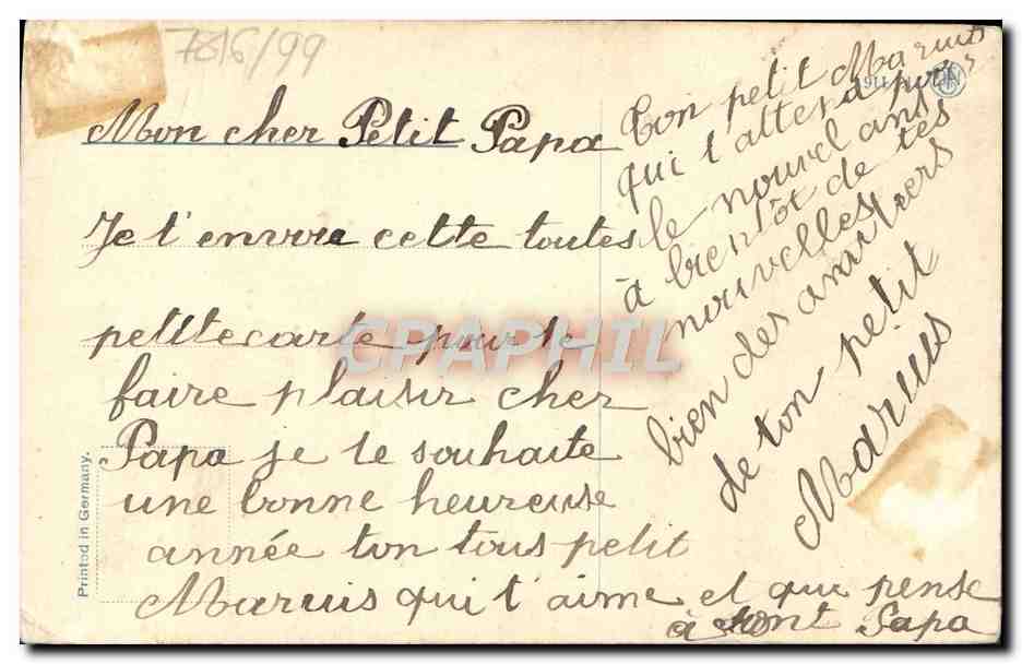 CPA Fantaisie Enfant Cochons — Reverso