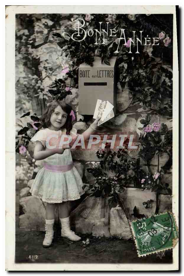 CPA Fantaisie Enfant Boite aux lettres