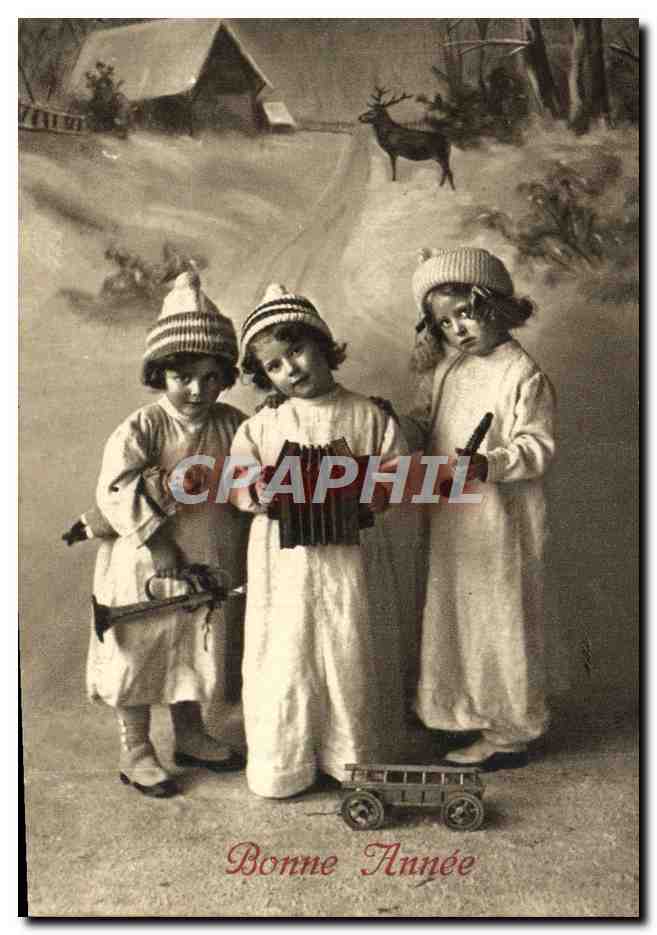 CPA Fantaisie enfants Accordeon