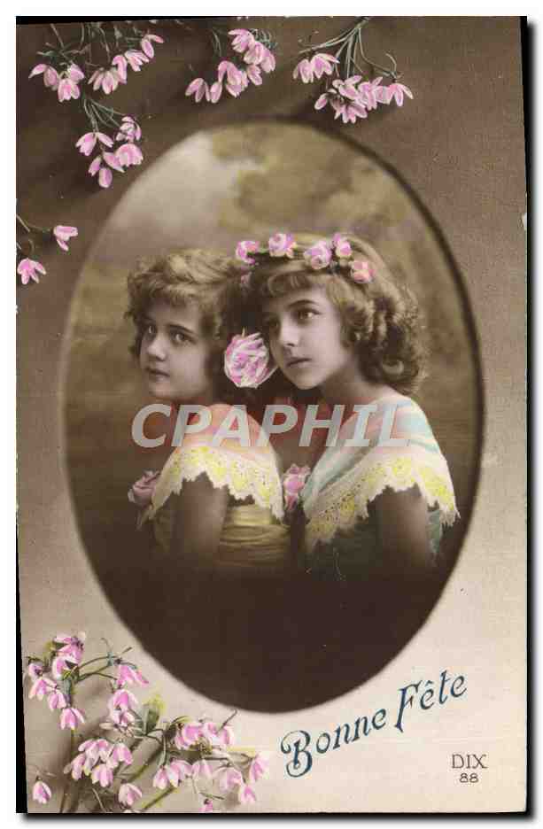 CPA Fantaisie Enfants Jumelles Jumeaux