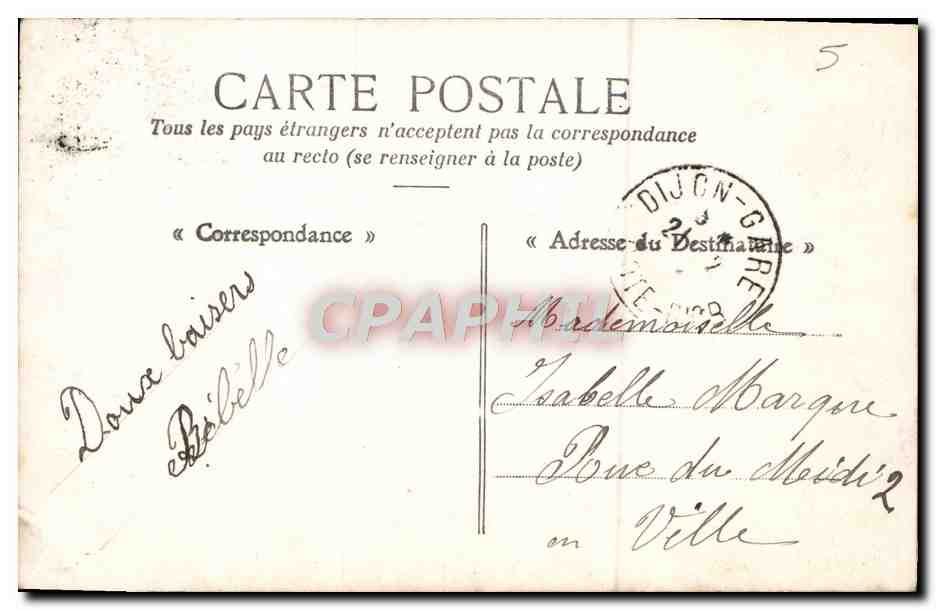 CPA Fantaisie enfant Ballon  — Rückseite