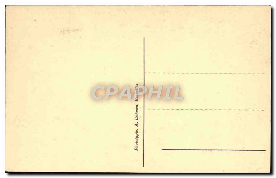 CPA Anvers Chevaux de Corporation Attelage — Back