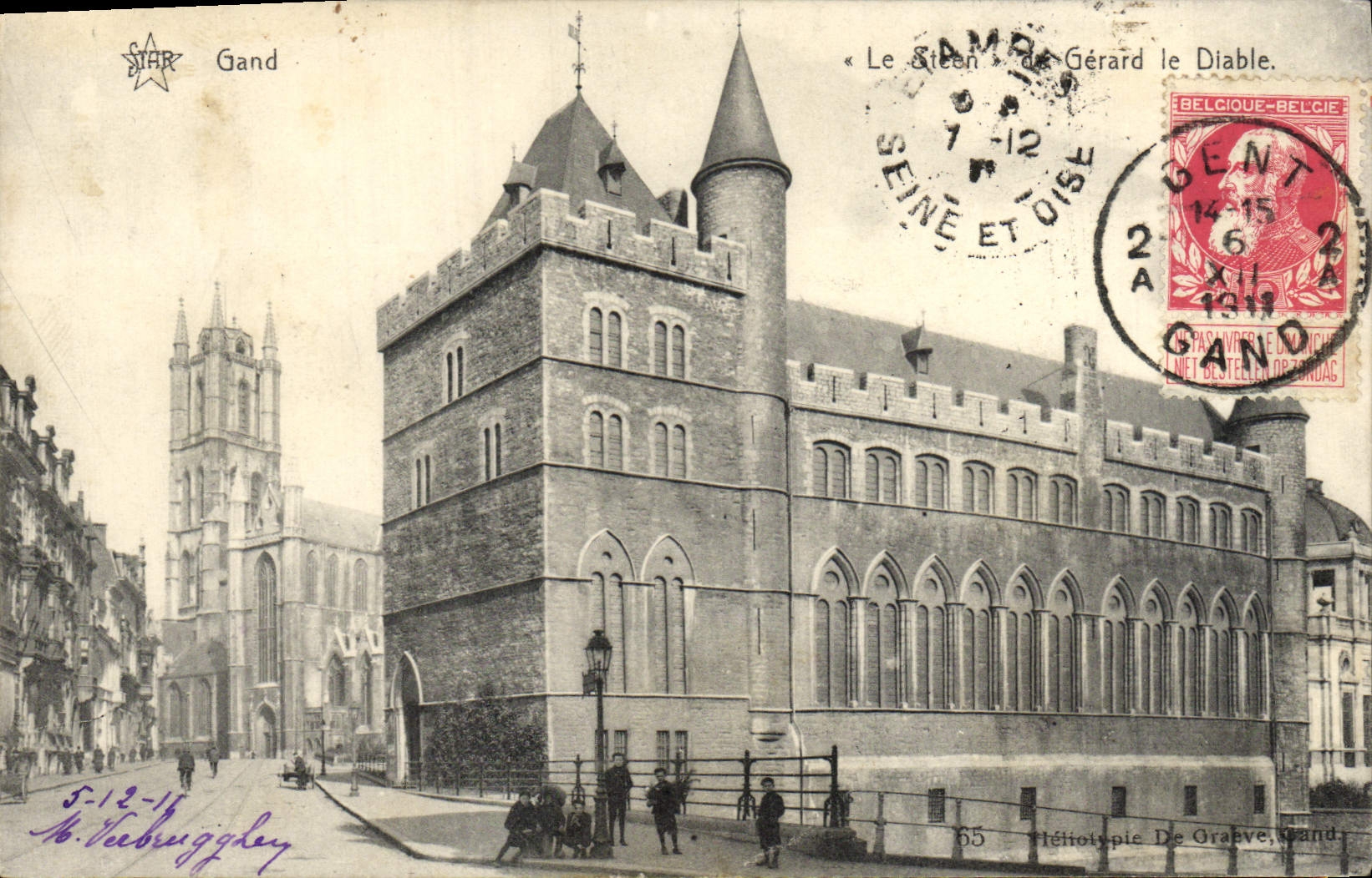 CPA Gand Le Steen de Gerard le Diable