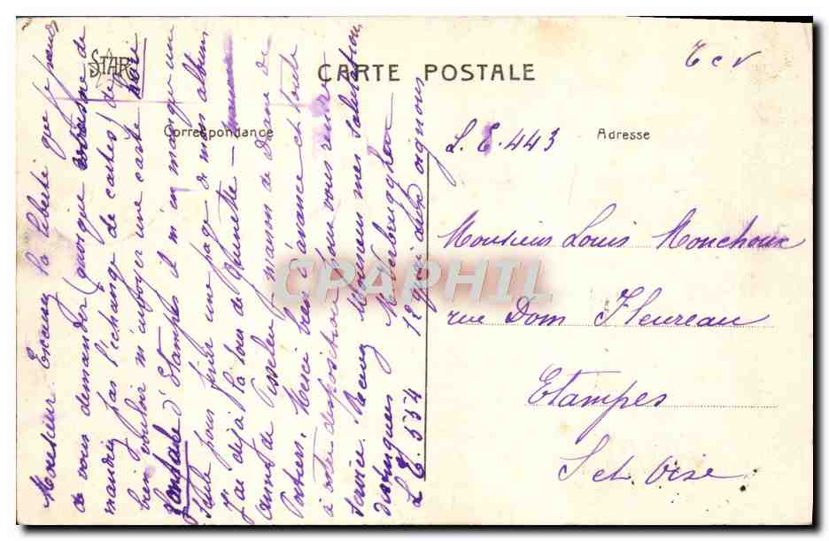 CPA Gand Le Steen de Gerard le Diable — Rückseite