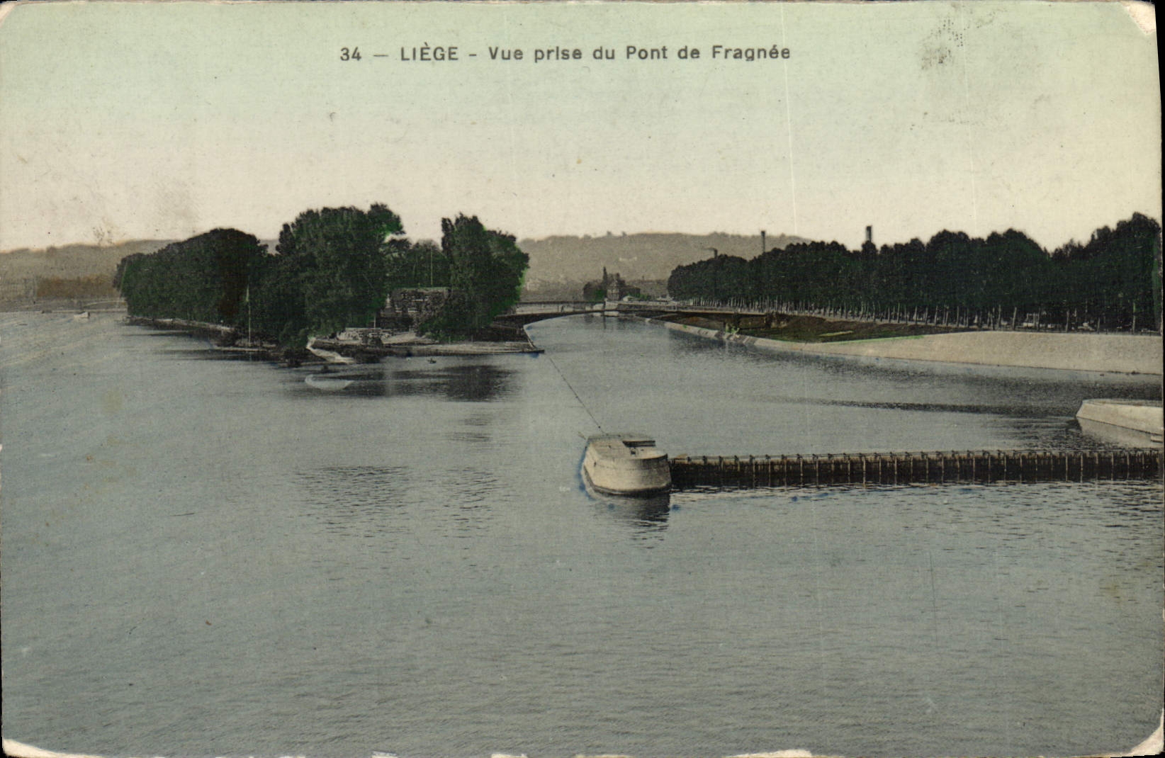 CPA Liege Vue Prise du Pont de Fragnee